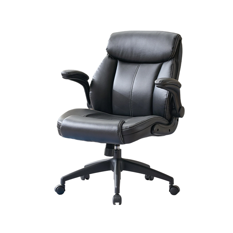 Mid-Back Office Chair, Adjustable PU Chair Mid-Back Office Chair, Adjustable PU Chair